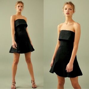 C/Meo Collective Black Apex Mini Dress